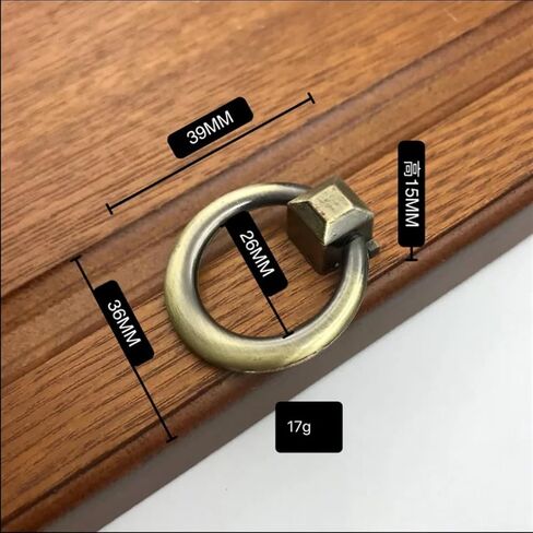 Retro Zinc Alloy Kitchen Drawer Cabinet Door Handle Antique Bronze Furniture Knobs Hardware Cupboard Cabinet Knobs And Handles 1Pcs (Color : 066 Red bronze) in Saudi Arabia