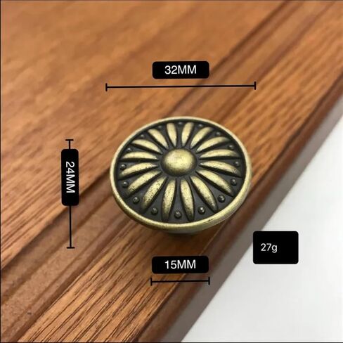 Retro Zinc Alloy Kitchen Drawer Cabinet Door Handle Antique Bronze Furniture Knobs Hardware Cupboard Cabinet Knobs And Handles 1Pcs (Color : 066 Red bronze) in Saudi Arabia