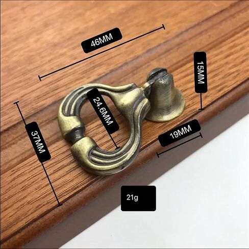 Retro Zinc Alloy Kitchen Drawer Cabinet Door Handle Antique Bronze Furniture Knobs Hardware Cupboard Cabinet Knobs And Handles 1Pcs (Color : 066 Red bronze) in Saudi Arabia