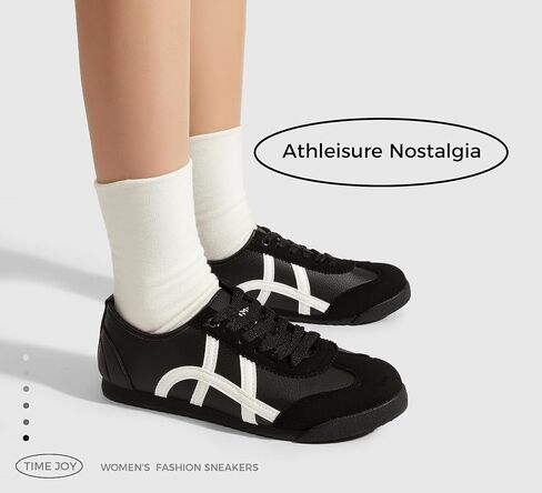 Women's Retro Running Sneakers Vintage Athletic Shoes with Cushioned Sole Fashion Casual Tennis Shoes for Walking, Gym & Daily Outfits in Saudi Arabia