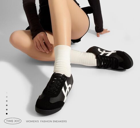 Women's Retro Running Sneakers Vintage Athletic Shoes with Cushioned Sole Fashion Casual Tennis Shoes for Walking, Gym & Daily Outfits in Saudi Arabia