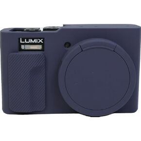 ZS99 TZ99 Camera Case, BMAOLLONGB Fullbody Thin Lightweight Silicone Camera Skin Body Rubber Cover Case for Panasonic Lumix ZS99 TZ99 (Black)