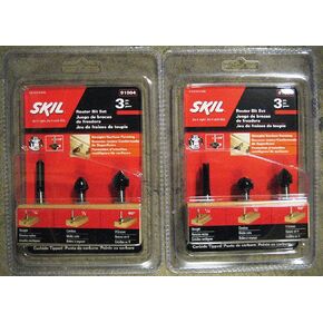 SKIL 3pc Router Bit Set