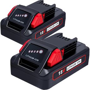 5.0Ah M18 Battery Replacement for Milwaukee M18 Battery 48-11-1850 48-11-1860 2 Pack Compatible with Milwaukee 18V Cordless Power Tools XC Lithium Battery