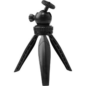 REFLEX CAMERA TLS TLS-FT16 360° Ball Head Mini Tripod Stand Holder - Portable, Lightweight for DSLR, Webcam & Phones, Strong Stability, Adjustable Angle, Ideal for Vlogging, Photography & Filming