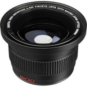 Digital HD Super Fisheye Lens with Macro for JVC GC-PX100 GZ-GX1