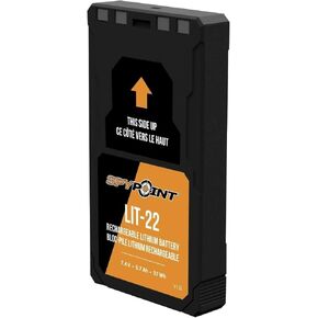 SPYPOINT Rechargeable Lithium Battery Pack for Flex Flex G-36 Flex-S Flex-Dark Flex-S-Dark All Flex Series Cellular Trail Cameras LIT-22 with USB-C Charging Cable