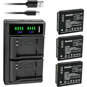 Kastar 2-Pack Battery and LTD2 USB Charger Replacement for Ricoh DB-60 DB-65 Battery, Ricoh BJ-6 Charger, RICOH GR, GR Digital, GR Digital II, GR Digital III, GR Digital IV Digital Camera