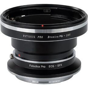Fotodiox Pro Lens Adapter Kit Compatible with Bronica PG Lenses to Fujifilm GFX G-Mount Cameras