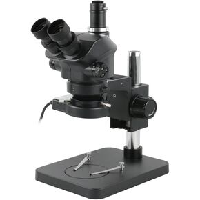 Industrial Lab Simul-Focal 50X 100X Stereo Microscope Trinocular Microscope + 0.5X 1.0X 0.7X 1.5X 2.0X Auxiliary Objective (With 0.5x 1.0x)