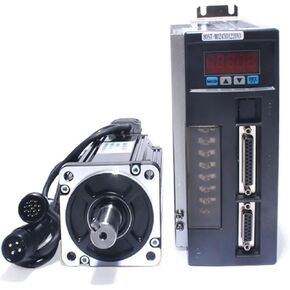 0.75KW 220v 3000rpm AC Servo Motor 80ST-M02430 2.4Nm + AC Driver AASD-15A + 3M Power Cable Encoder Cable + 1M Pulse Line(80ST-M04025 AASD-20A)