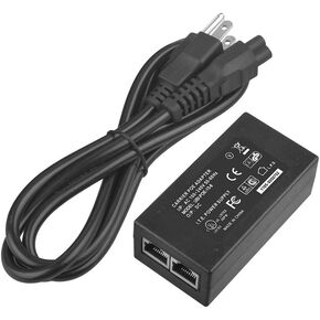 48V 0.5A AC Adapter Charger Compatible with POE Ethernet Adapter IP Phone Camera Power Supply