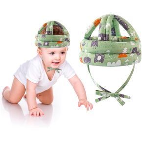 Baby Helmet for Crawling Walking - Baby Head Protector Set, Protects Baby Head from Bumps, Soft Cushion Adjustable Baby Helmet - Toddler Helmets 6-12 Months 1-2 Years Old