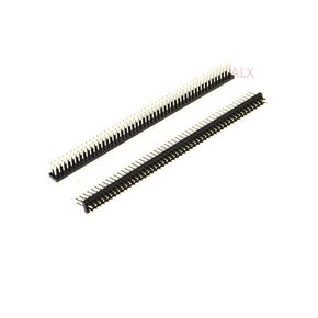 10PCS Gold Plated 2X50 PIN Double Row Male 1.27MM Pitch PIN Header Connector Strip 2X50PIN 2 * 50 50p 50PIN for PCB Board