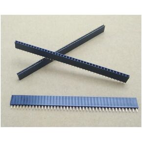 50PCS 40Pin 2.54mm Single Row Straight Female Pin Header Strip PBC