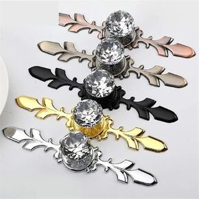 Cabinet Handles for Furniture Hardware Kitchen Door Knobs Cupboard Wardrobe Drawer Pulls Nordic Modern Crystal Handle 1Pcs (Color : 17)