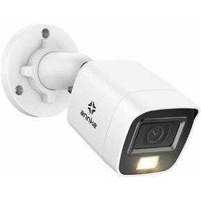 ANNKE 4K Security Camera for Home & Business Surveillance, Analog Add-on Wired Bullet Cam with 100ft Night Vision, Smart Color Night Vision, IP67, 2.8mm Lens (Comes with NO Power Adapter & BNC Cable)