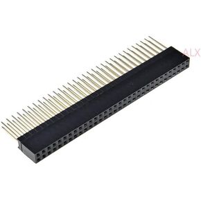 2PCS 2x32 PIN Double Row Straight Female PIN Header 2.54MM Pitch pin Long 12MM Strip Connector Socket 2 * 32 64 PIN 2x32Pin pc104