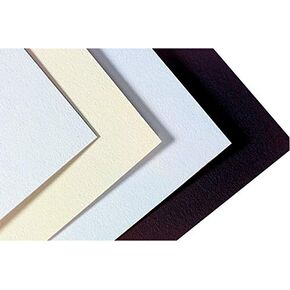 Crescent 33 Smooth Smooth Mat Board, 20 x 32 Inches, White/Cream, Pack of 10