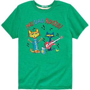 Pete the Cat - My Dad Rocks - Toddler Short Sleeve T-Shirt