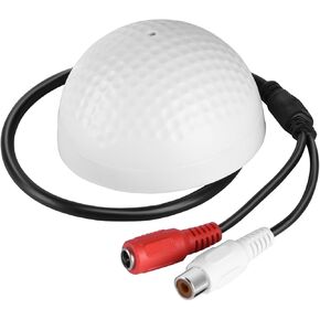 5~150m 2 Wide Range HiFi Audio Sound Monitoring Pickup Microphone Head for CCTV Security