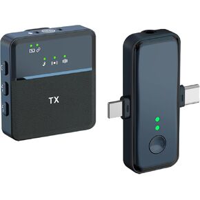 2.4G نظام ميكروفون لافالييه ميكروفون واحد مكون من قابس رقاقة تقليل الضوضاء وتشغيل ميكروفون طوق احترافي لتسجيل الفيديو أجهزة الكمبيوتر المحمولة كاميرات أجهزة الكمبيوتر المحمولة