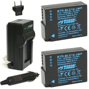 Wasabi Power Battery (2-Pack) and Charger for Sigma BP-51 and Sigma dp1 Quattro, dp2 Quattro, dp3 Quattro, fp, fp L