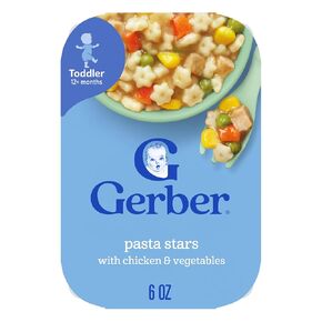 Gerber Chicken & Vegetables Stars Pasta, 6 Oz