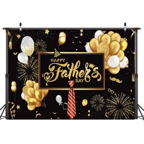 Dudaacvt 7X5FT Father's Day Backdrop Happy Fathers Day Party Decorations Banner Father's Day Family Theme Party Photography Backdrop Father's Day Photography Backdrop