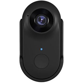 White, Pet Sports Thumb Camera, Small POV Camcorder, with High-Definition Colour Screen and Removable Back Clip, for Outdoor Sports, Pets, and Travel