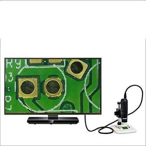 1080p HDMI HD Photo Digital Microscope 3 Megapixel USB Microscope Stand-LED Mini HD Hand Mirror for 8 LEDs 3-in-1 USB 2.0 USB HD Smart Microscopic