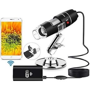 WiFi Microscope 1000 Times HD Digital Electronic Biology Student Dedicated to USB Android Apple Cell Phone Microscope Image Color 1000 Times - WiFi Microscope