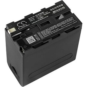 10200mAh Battery Compatible with Sony NP-F930, NP-F930/B, NP-F950 HDR-FX7E, HVL-20DW2 (Video Light), HVL-ML20 (Marine Light), HVR-HD1000U