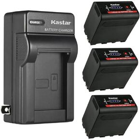 Kastar AC Wall Battery Charger Replacement for Sony NEX-FS700R NEX-FS700RH FDR-AX1 PXW-Z100 PXW-Z150 CCD-RV100 CCD-RV200 CCD-SC5 CCD-SC6 CCD-SC7 CCD-SC8 CCD-SC9 CCD-SC55 CCD-SC65 CCD-TR1