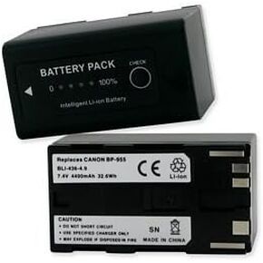 4400mA, 7.4V replacement Li-Ion battery for Canon EOS-C100 video cameras - Empire Scientific #BLI-436-4.9