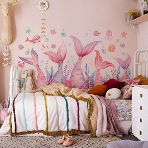 Wall Decals Peel and Stick Black Butterfly Letters Stickers for Baby Kids Nursery Girls Bedroom Living Room Decoration