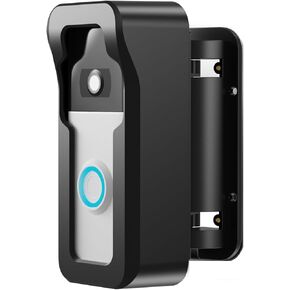 ZUMIMALL Adjustable Angle Video Doorbell Mount, Adjust 90 Degrees Corner Doorbell Mount, Angled Mounting Bracket for Home Apartment Office Room, Easy Installation, Suitable for Most Doorbells