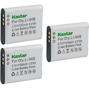 Kastar 3-Pack Battery Replacement for Ricoh DB-110 DB110 Battery, Ricoh GR III Digital Camera, Ricoh GR IIIx Digital Camera, Ricoh WG-6 Digital Camera, Ricoh G900 Digital Camera