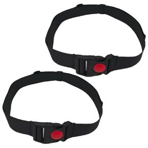 2 Pcs High Chair Straps Replacement Ingenuity Swing Child Stroller Baby 2-Point Safety Belt Kid Safe Strap Pushchair Security Harness for HighChair Belt,Child Infant Point Belt(Black)