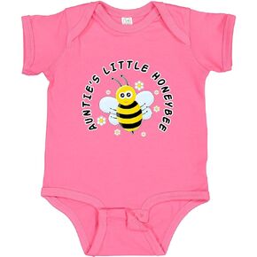 inktastic Auntie's Little Honeybee Baby Bodysuit