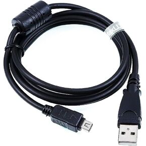 Maxllto 5ft USB كابل بيانات كبل شحن الطاقة سلك سلك سلك أوليمبوس Tough TG-4 TG-310 TG-630 TG-830 TG-850 TG-860 TG-870 X-960 كاميرات