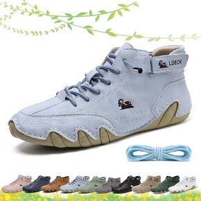 Vogany Shoes Women, Vogldeck - Waterproof and Breathable Orthopedic Shoes, Outdoor Beck Shoes Comfy Lightweight Non-Slip Orthopedic Sneakers Walking Hiking Ankle Boots(Blue,US 8)