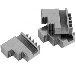 K11-80 3Pcs Outside Jaw Chuck Self-Centering Metal Lathe Collet Chuck Jaw Metal Processing Tool Lathe Machine Accessories Chuck