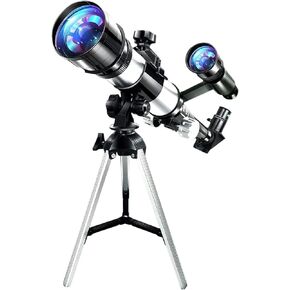 Refracting Telescope Astronomical Monocular Telescope for Beginners Adult Portable Telescope Tripod Finderscope