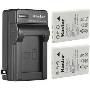 بطارية Kastar 1 حزمة وشاحن الجدار AC استبدال Nikon Coolpix S7C ، Coolpix S8 ، Coolpix S9 ، Coolpix S50 ، Coolpix S50C ، Coolpix S51 ، CoolPix S51C ، Coolpix S52 ، Coolpix S52C Camera