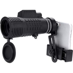 Monoculars Telescope High Power Telescope 50x60 High Magnification Monocular Bird Watching Monocular Single Tube Telescope with Tripod Clip for Mobile Phone Binoculars