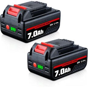 VANTTECH 2Packs LB2X4020 20V 7.0Ah Replacement for Black and Decker LB2X4020 LBXR20 LB20 LBX20 LBXR2020-OPE LBXR20B-2 LST220 LST300 Lithium Battery