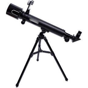50mm Aperture 600mm Astronomical Refractor Telescope BAK4 Prism FMC Objective Telescope with Smartphone Holder and Tripod