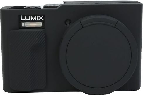 ZS99 TZ99 Camera Case, BMAOLLONGB Fullbody Thin Lightweight Silicone Camera Skin Body Rubber Cover Case for Panasonic Lumix ZS99 TZ99 (Black) in Saudi Arabia