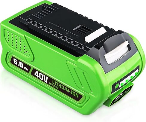 PdStation 6.0ah 40V 29462 استبدال البطارية لـ Greenworks 40V متوافق مع الأعمال الخضراء 40volt G-Max Lithium Power Tools 29472 29252 20202 22262 25312 25322 20642 22272 27062 in Saudi Arabia